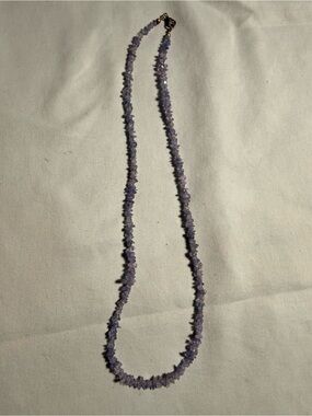 Tanzanite  Chip Necklace - Women's Jewelry